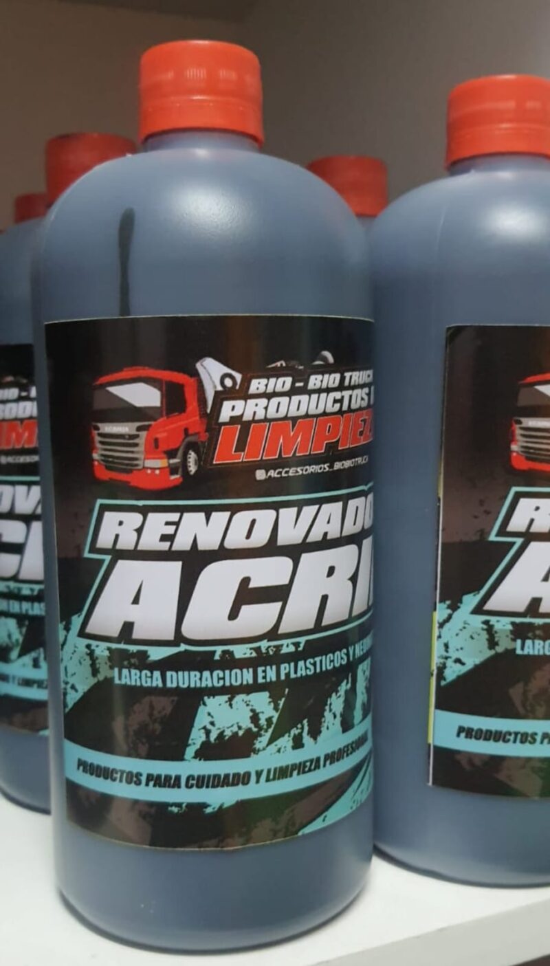 RENOVADOR ACRÍLICO NEGRO "BIOBIOTRUCK"