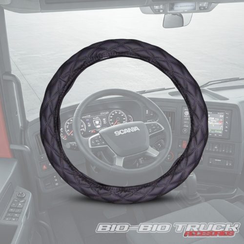 CUBRE VOLANTE COLOR NEGRO HILO NEGRO 45 CM