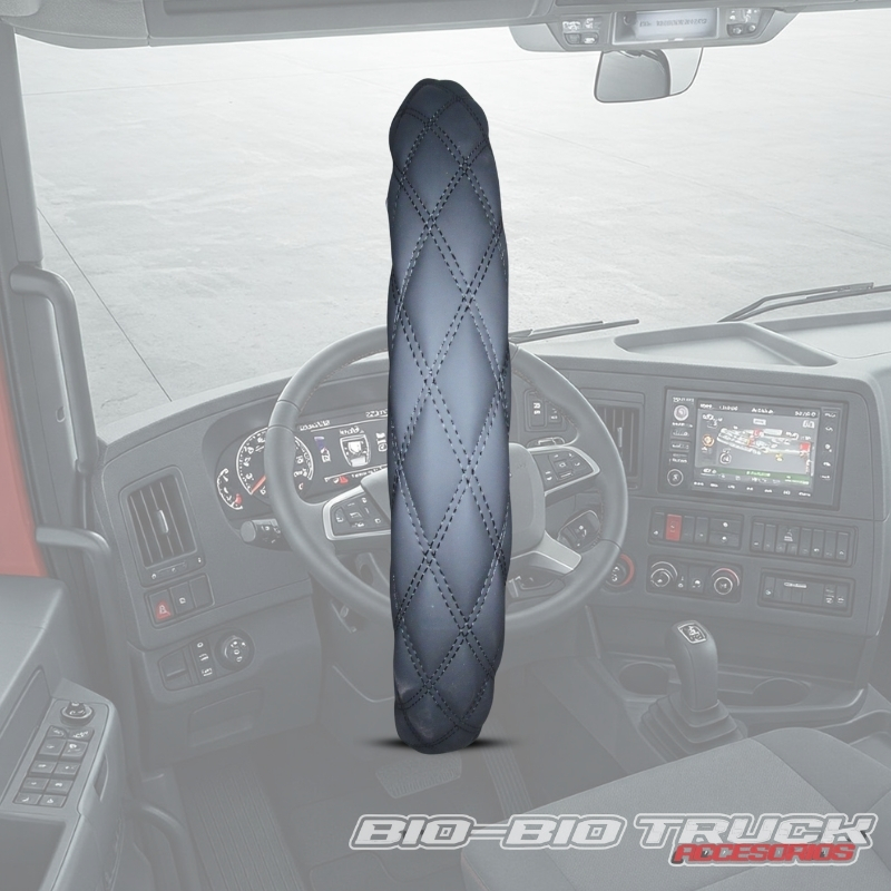 CUBRE VOLANTE COLOR NEGRO HILO NEGRO 45 CM