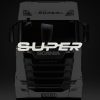 LOGO "SUPER" EN ACRÍLICO BLANCO