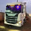 NEÓN SCANIA-AMBAR