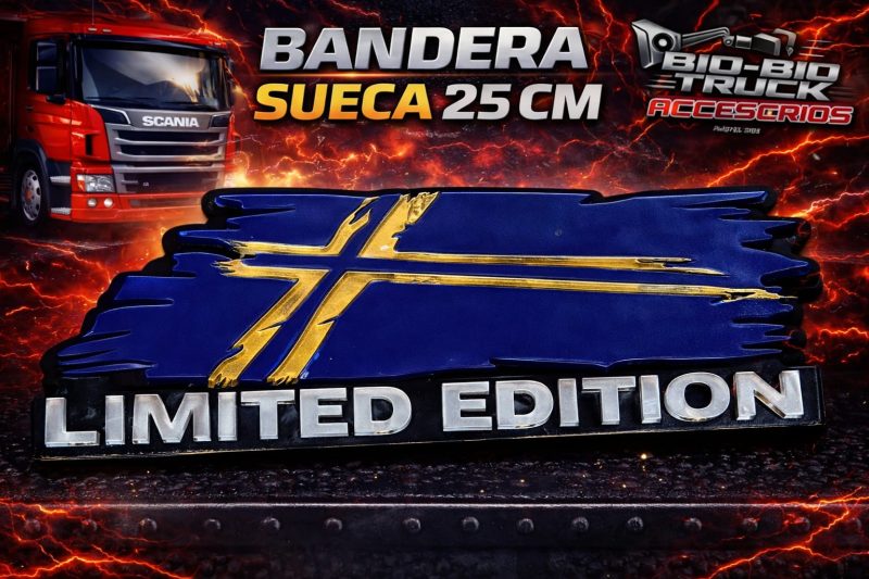 BANDERA ''SUECA'' ACRÍLICO