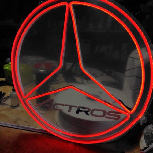 NEÓN ACTROS- ROJO