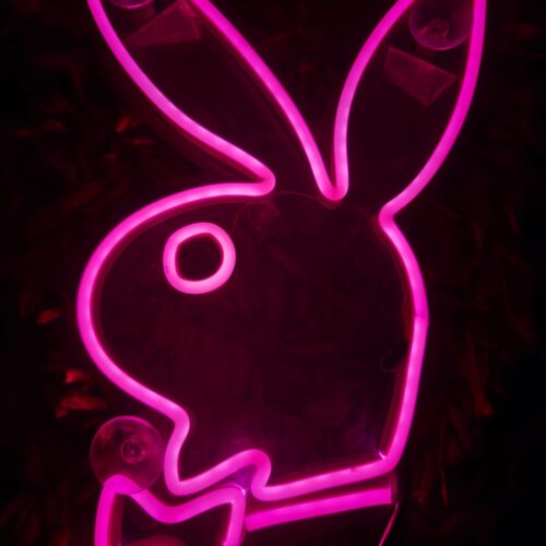 NEÓN 'CONEJO PLAYBOY' ROSADO