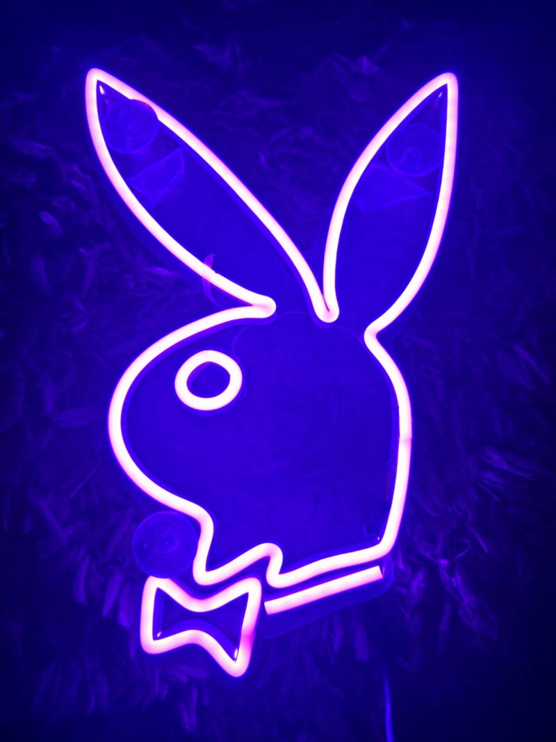 NEÓN 'CONEJO PLAYBOY' MORADO