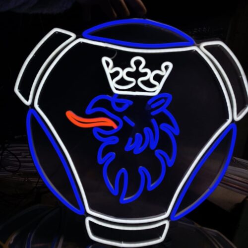 NEÓN SCANIA- AZUL/BLANCO