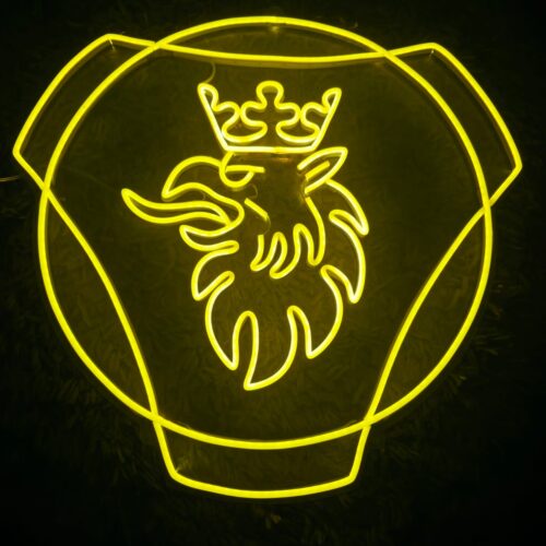 NEÓN SCANIA- AMARILLO